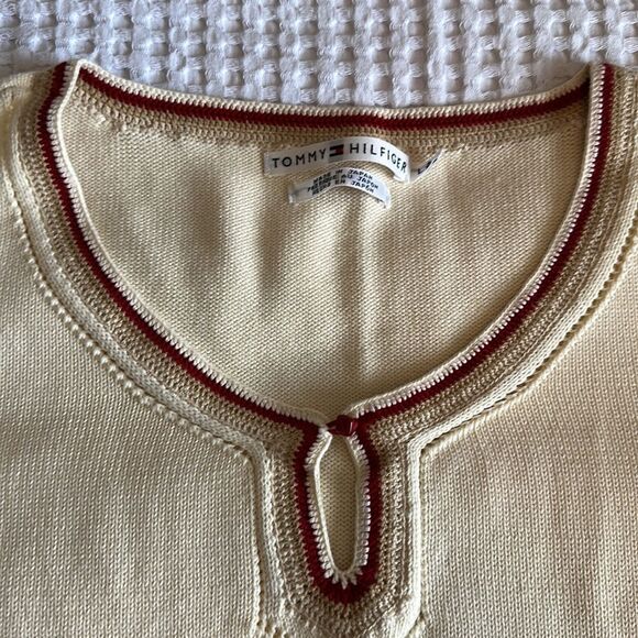 Tommy Hilfiger Sweater flare sleeve dainty button size L - Picture 3 of 8